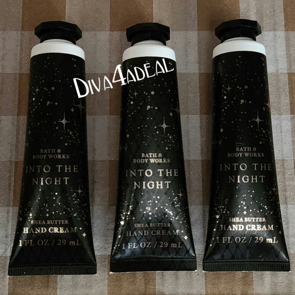 3X Bath & Body Works Into The Night 1 oz Mini/Travel Size Hand Creams - Picture 1 of 1